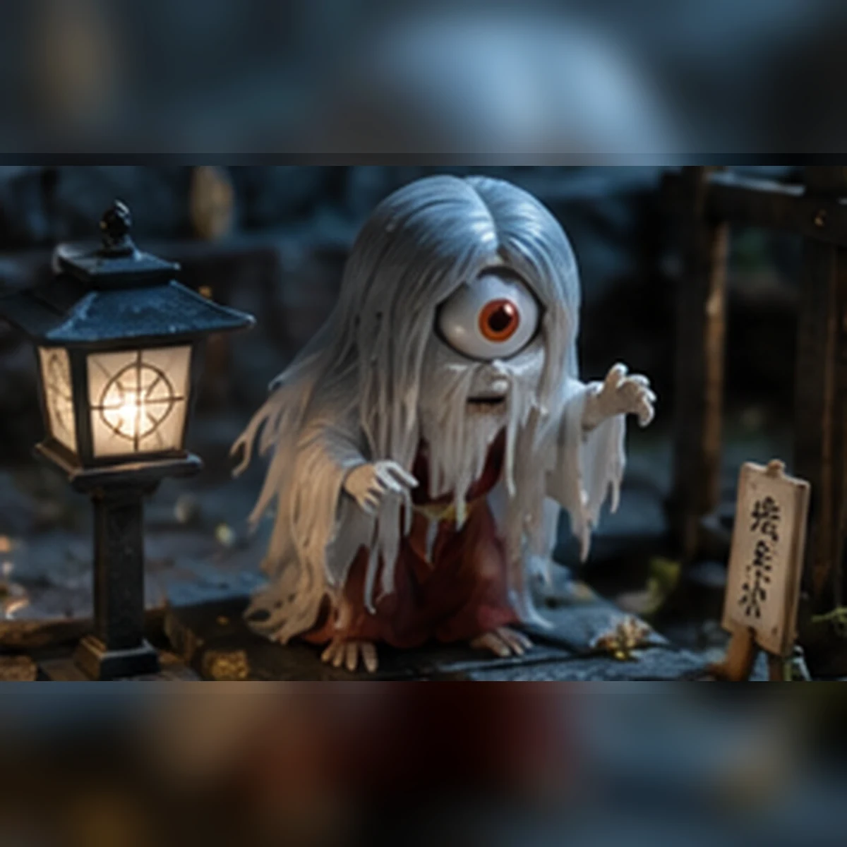 妖怪のミニチュアフィギュア
